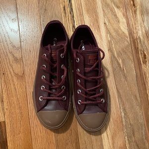 Burgundy Converse
